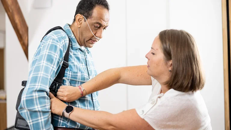 Oxygen therapy in ederly patients - therapy initiation (male) 10