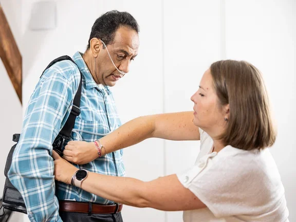 Oxygen therapy in ederly patients - therapy initiation (male) 10